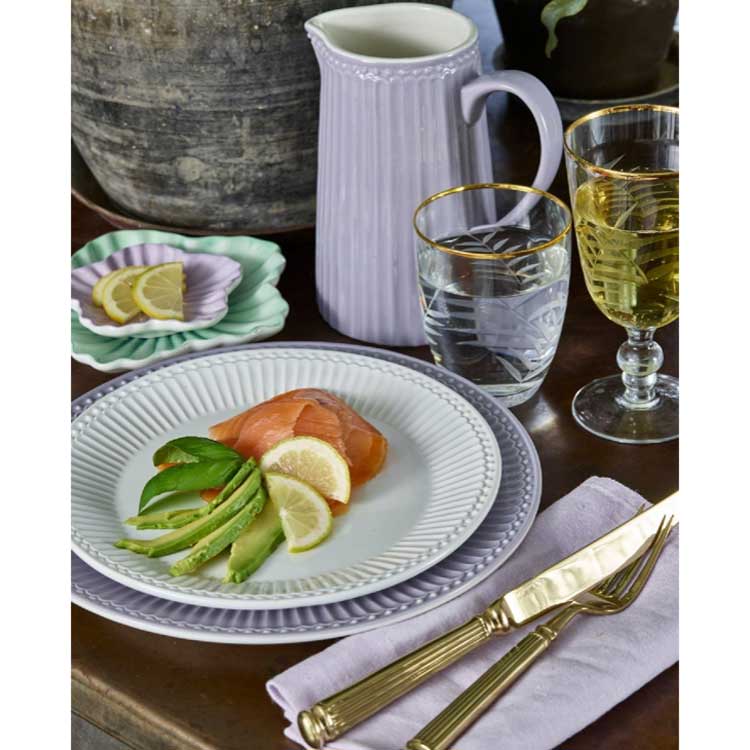 Green Gate】Plate -ALICE (Lavender)- [23cm] – フォレスト